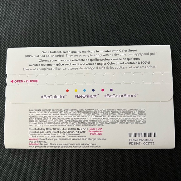 NWT Retired 🎅🏻Color Street Father Christmas Set - Picture 3 of 3